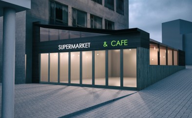 Магазин с кафетерием
