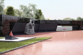 Мемориальный комплекс, посвященный жертвам фашистского концлагеря, располагавшегося в годы ВОВ на территории совхоза "Красный"