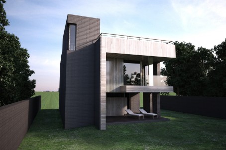 Индивидуальный жилой дом в стиле современного конструктивизма